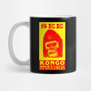 Kongo The Circus Gorilla - For Dark Background Mug